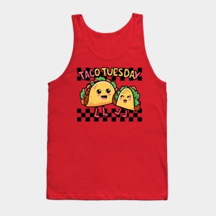 Taco Tuesday Food Humor Tank Top